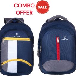 Large 35 L Laptop Backpack Large 35 L Laptop Backpack For School,College,Office, Combo pack of 2 (Blue)-image-73