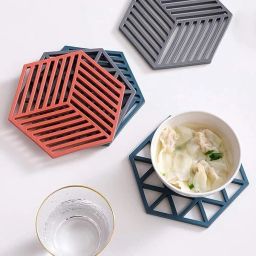 Silicone Trivet Mats Hot Pads Heat Resistant Bowl Mats Dish Mats Drink Coasters Pot Holders for Home Trivet-20