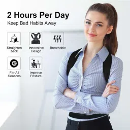 indus health care Posture Corrector Shoulder Back Bone Braces Back / Lumbar Support image 5