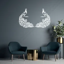 Painting for Wall Stencils (Size- 16X24 Inch) Theme- "Peacock" Reusable Design Pattern Style-40014 Modern Wall Arts Stencil-picture-22