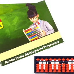 13 Rod Single Colour Abacus with 2 Practice Workbooks - Level 3-22