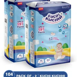 Premium super soft baby diaper with a 3D bubble top (Pack of 2) - XL-image-77