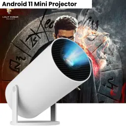SACRO Smart Projector for Home 4K Support Rotabable Design withApp Netflix,YouTubeX101 (4500 lm / 1 Speaker / Wireless / Remote Controller) Portable Projector-20