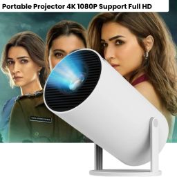 SACRO Smart Projector for Home 4K Support Rotabable Design withApp Netflix,YouTubeZ256 (4500 lm / 1 Speaker / Wireless / Remote Controller) Portable Projector-image-13