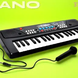 X402 Keys Piano Toy with Microphone, USB Power Cable & Sound Recording Best Birthday Gift for Boys and Girls Musical Instruments Analog Digital Piano-picture-18