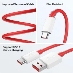 Urban Dynamo USB Type C Cable 10 A 1 m USB Type C Cable 10 A 1 m Copper Braiding For 120W, 30W, 33W, 45W, 67W, 80W, 65W Flash, VOOC, SUPERVOOC, SUPERDART,QC UD 120W/10A Wrap/Dash USB to Type-C Cable image 4