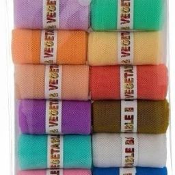Fridge Vegetable and Fruit Reusable Net Bag Pack of 12 Grocery Bags-18