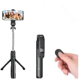 POZUB HIGH QUALITY XT002 WIRELESS SELFIE STICK, MULTI-FUNCTION WIRELESS, MOBILE PHOTO SHOOT AND MONOPODS BLUETOOTH SELFI STICK AND REMOTE SELFI STAND, SELFIE STICK SHORT VEIDO MAKER STAND , MOBILE HOLDER STAND BLUETOOTH SELFIE STAND , , ,REMOTE CONTROL VIDEO STAND SLR,DSLR STAND CSC WITH REMOTE TRIPOD STAND AND WIRELESS SELFI STAND, Tripod, Tripod Ball Head, Tripod Kit-2