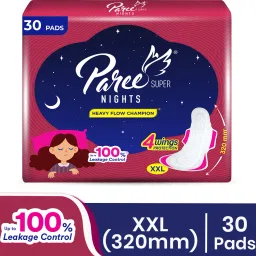 Super Nights Soft & Rash Free Double Feather XXL 30 Pad, For Leakage Protection Sanitary Pad-picture-24