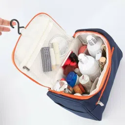 Women Blue Cosmetic Bag-image-88