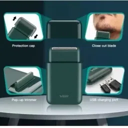 VISHMART V-390 GREEN Shaver For Men, Women-image-1
