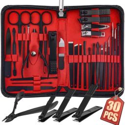 Manicure Pedicure Kit Professional Nail Clipper Set Stainless Steel Manicure Kit-picture-43