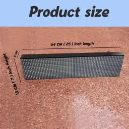 padmavati enterprises P10 Outdoor Scrolling Screen Red Color - 64cm x 16cm LED Display image 2