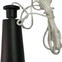 antiquity Heavy Duty Black Plumb Bob with Nylon String | Precision Survey Tool for Mason, 200 g Brass Plumb Bob image 4