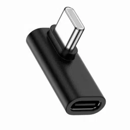 VOOCME USB 3.1 Type-C Male to Female Extension Adapter 90 Degree Right & Left Angled Adapter.... USB Charger-image-69
