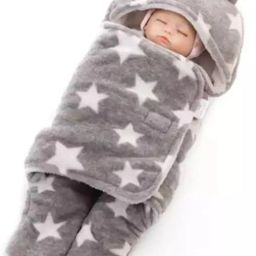 Printed Single Hooded Baby Blanket forAC Room-image-34