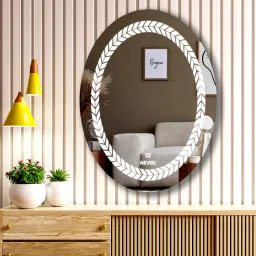 18x24 Inch Oval LED Mirror 3-Color Light (Warm, White, Natural) Bathroom Mirror-picture-39