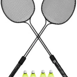 Badminton set of 2 pc and 6 pc Nylon shuttle cock Badminton Kit-image-23