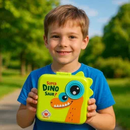 Super Dino Saur 2 Containers Lunch Box-image-22