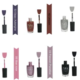The Cosmetic Company|Glossy Finish |Long Lasting |High Shine Nail Polish For Women| Set: 6-Piece Collection-image-15