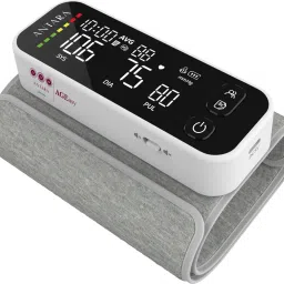 AGEasy Automatic Arm Blood Pressure Monitor with Adjustable Cuff Compact & Portable Bp Monitor-picture-0