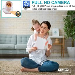 Safetynet WiFi Wireless Hidden Camera with Live Feed, 1080P HD Nanny Security Camera image 4
