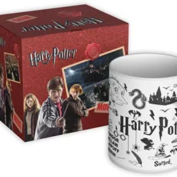 Mc Sid Razz Official "Harry Potter" - Black - Coffee - licensed by Warner Bros Ceramic Coffee Mug-image-1