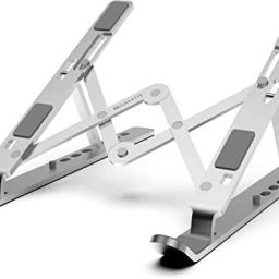 KANHA EMPIRE Laptop Stand for Desk Portable Aluminum 31 Aluminium, Stainless Steel Floor and Desk Stand Rotatable Laptop Stand with Adjustable Height Compatible with Universal, 26 - 35 cm Laptops-picture-30
