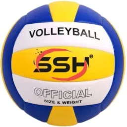 ashi traders Super volleyboll bolls With Nylons net And With Air pump best quality Volleyball - Size: 4 image 2