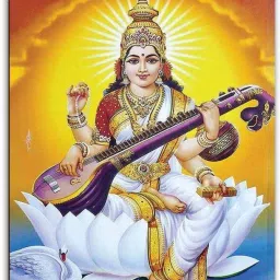 goddess Saraswati printed Exam Board-13