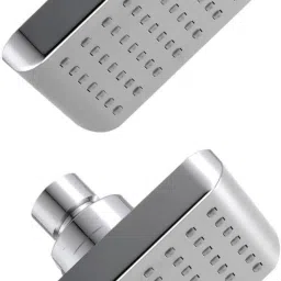 4x4 Inch Curve Rainfall Overhead Shower Without Arm - Set of 2 Pieces Shower Grab Bar-15