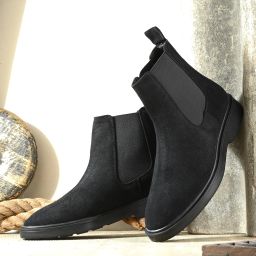 Men’s Chelsea Boots –Suede Finish, Perfect for Casual & Formal Wear Boots For Men-image-9