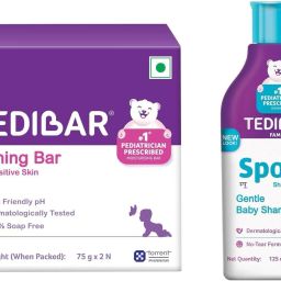 Baby Bathing Bar (75gx 2) each and Gentle Baby Shampoo 125 ml-image-5