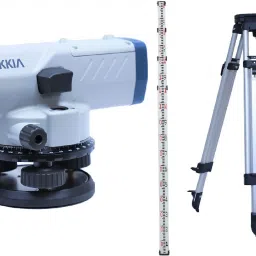 Auto Level B40A with Aluminium Telescopic Tripod and 5M Leveling Staff Magnetic Surveyor's Level-image-74