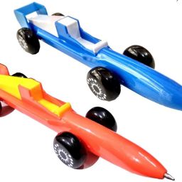 Racing Car Shape Pen With Movable Tyres For Kids For Gifting Purpose Ball Pen-image-13