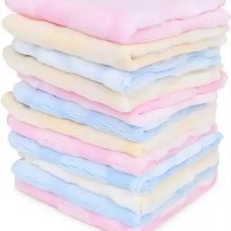 Johnnie Boy Women, Girls, Ladies, Kids Fur Towel Soft Stars and Moons handkerchiefs ["Pink","Yellow","bllue","Multicolor"] Handkerchief-image-35