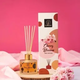 orva CHERRY BLOSSOM Reed Diffuser Fragrance Include Diffuser Oil (6Rattan Stick Free) Diffuser, Diffuser Set image 4