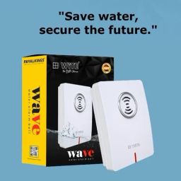 WiTE The Right Choice - WAVE Water Alarm Bell - Voice Alarm Hindi & English + Indicator ON/OFF Status- Wired Sensor Security System image 4