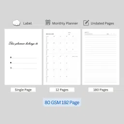 craftopix PU Leather Lock Combination with Password A5 Notebook Ruled 192 Pages image 5