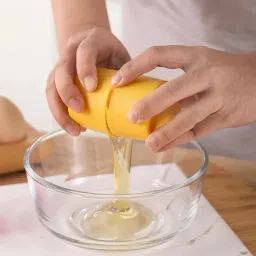 eggcrakker Handheld Egg Cracker & Separator Tool | No Mess | Compact Egg Cracker image 3