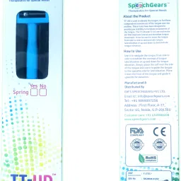 speechgears TT-UD Tongue Lateralization and Elevation Tool (Pink and Cyan) Teether image 5