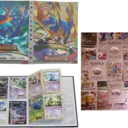 Pokermon Collectible Album Book With 10 PCS Rose Gold Foil Cards-image-48