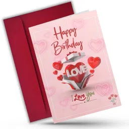 5.8x8.3inch Gift For Husband Wife Lover Boyfriend Girlfriend Birthday Printed Greeting Card-image-61