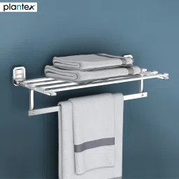 Crosslink Stainless Steel 304 Grade Cute Towel Rack for Bathroom/Towel Stand/Hanger/Bathroom Accessories (24 Inch-Chrome) silver Towel Holder-image-80