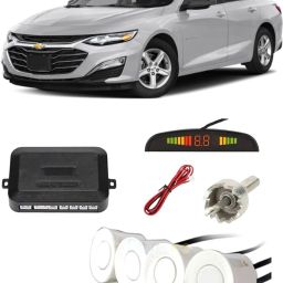 PKNA0084 White Car Reverse Parking Sensor with LED Display 4 Sensor PKNA0084 Parking Sensor-image-39