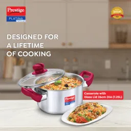 prestige Platina Popular Cook and Serve Casserole image 2