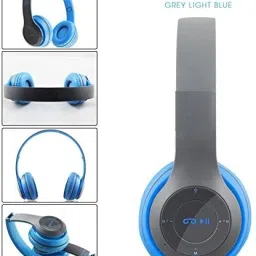 techpunch MULTI FUNCTION MODE WIRELESS HEADPHONE WITH ULTRA HD SOUND WITH MIC Bluetooth & Wired Headset image 3