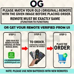 Xpecial 36K-1 L-G AC Remote Compatible with LG 1 / 1.5 / 2 TON AC Remote Controller image 2