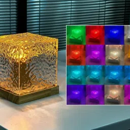 BSVR 3D Ocean Wave Projector Lamp Romantic LED Night Light With Remote_576 Table Lamp-image-0
