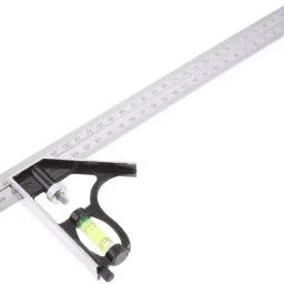 delidge Stainless Steel 300mm Adjustable Engineers Combination Square Rule Right Angle Ruler Tool Ruler image 4